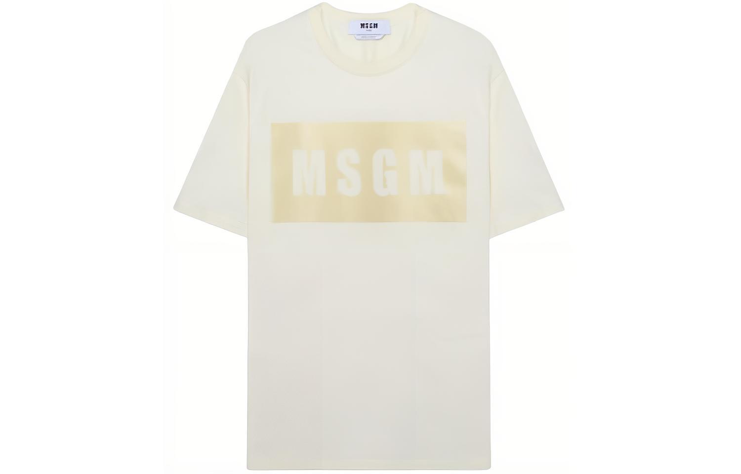 MSGM Футболка мужская бежево-желтая, Желтый, MSGM Футболка мужская бежево-желтая
MSGM Футболка мужская бежево-желтая, Желтый, MSGM Футболка мужская бежево-желтая