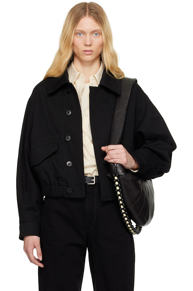 Короткая бомбер-куртка Lemaire, черный
Короткая бомбер-куртка Lemaire, черный