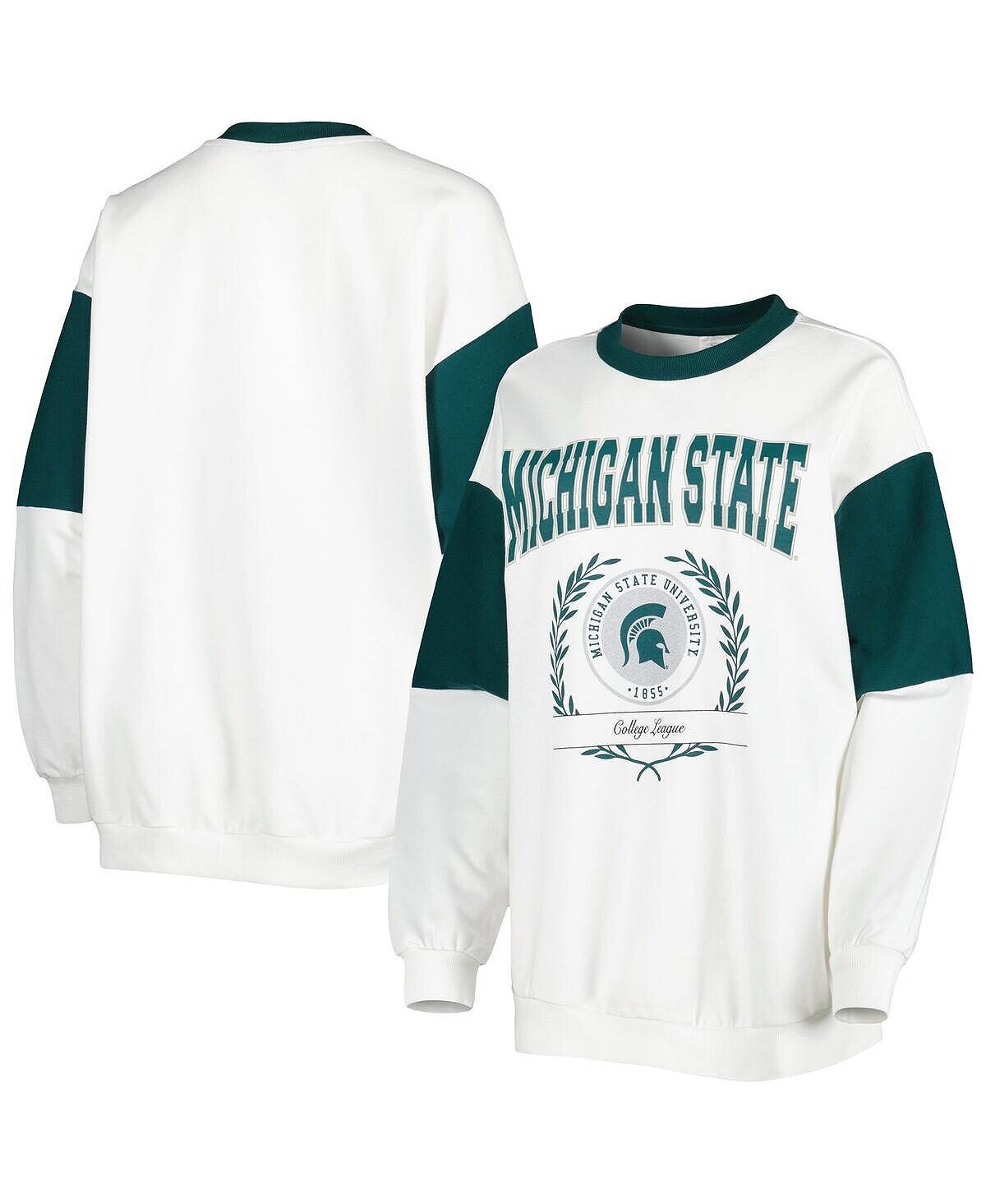 Женский белый пуловер-свитшот Michigan State Spartans It's A Vibe Dolman Gameday Couture, белый
Женский белый пуловер-свитшот Michigan State Spartans It's A Vibe Dolman Gameday Couture, белый