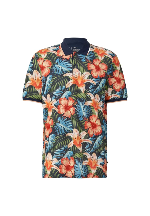 Хлопковая рубашка-поло S.Oliver, синий
Хлопковая рубашка-поло S.Oliver, синий