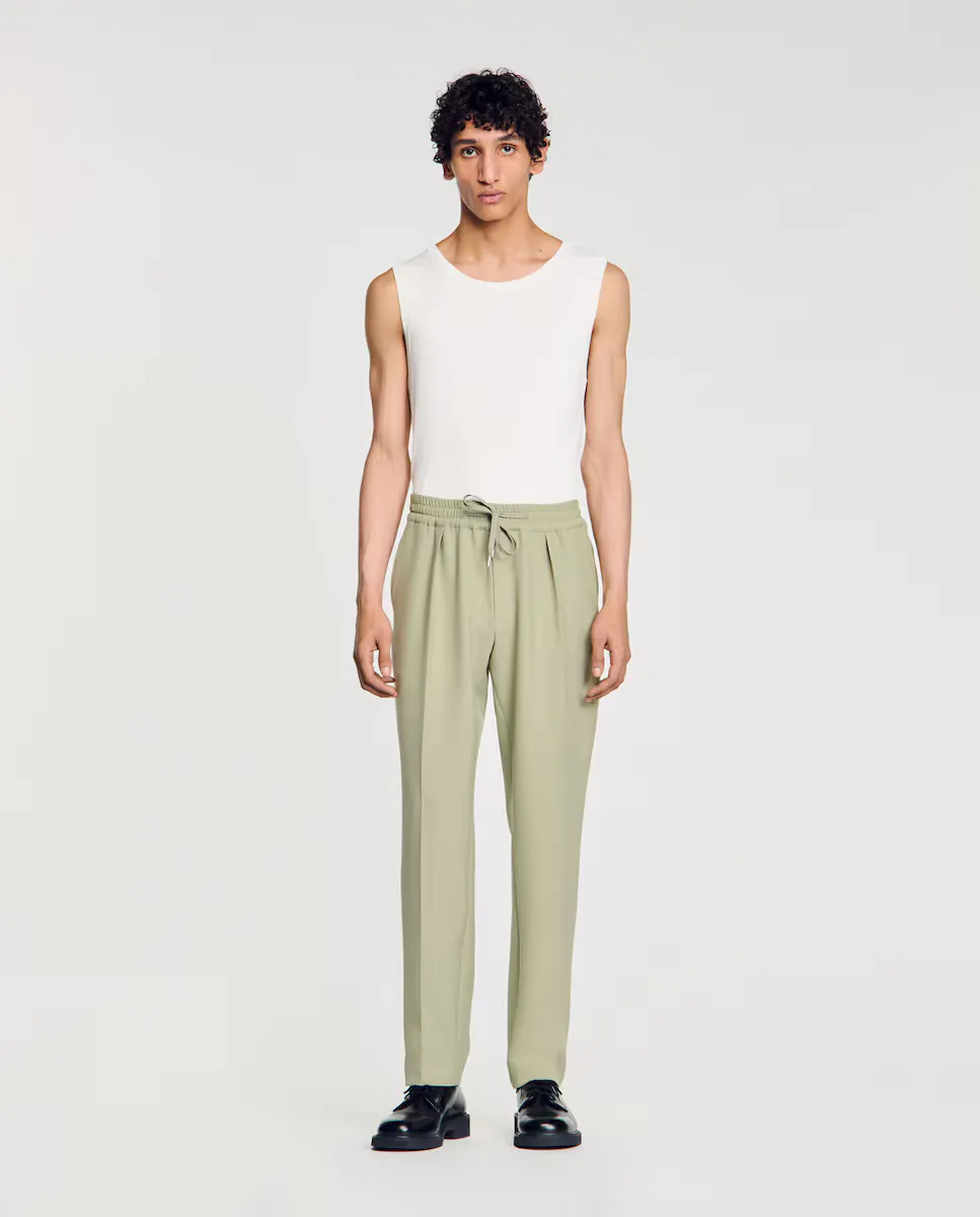 Мужские брюки прямого покроя стретч Sandro, цвет Kaki
Мужские брюки прямого покроя стретч Sandro, цвет Kaki