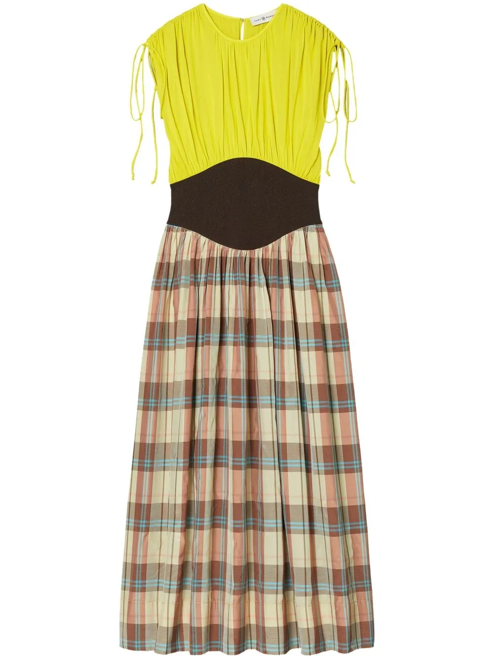Шелковое платье в клетку Tory Burch, желтый
Шелковое платье в клетку Tory Burch, желтый