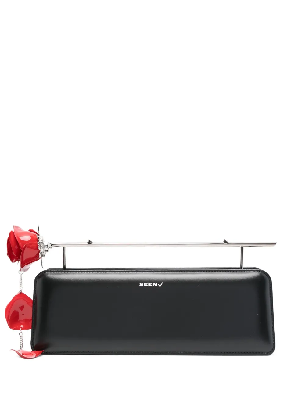 Клатч с застежкой, украшенный розой Seen Users, черный
Клатч с застежкой, украшенный розой Seen Users, черный
