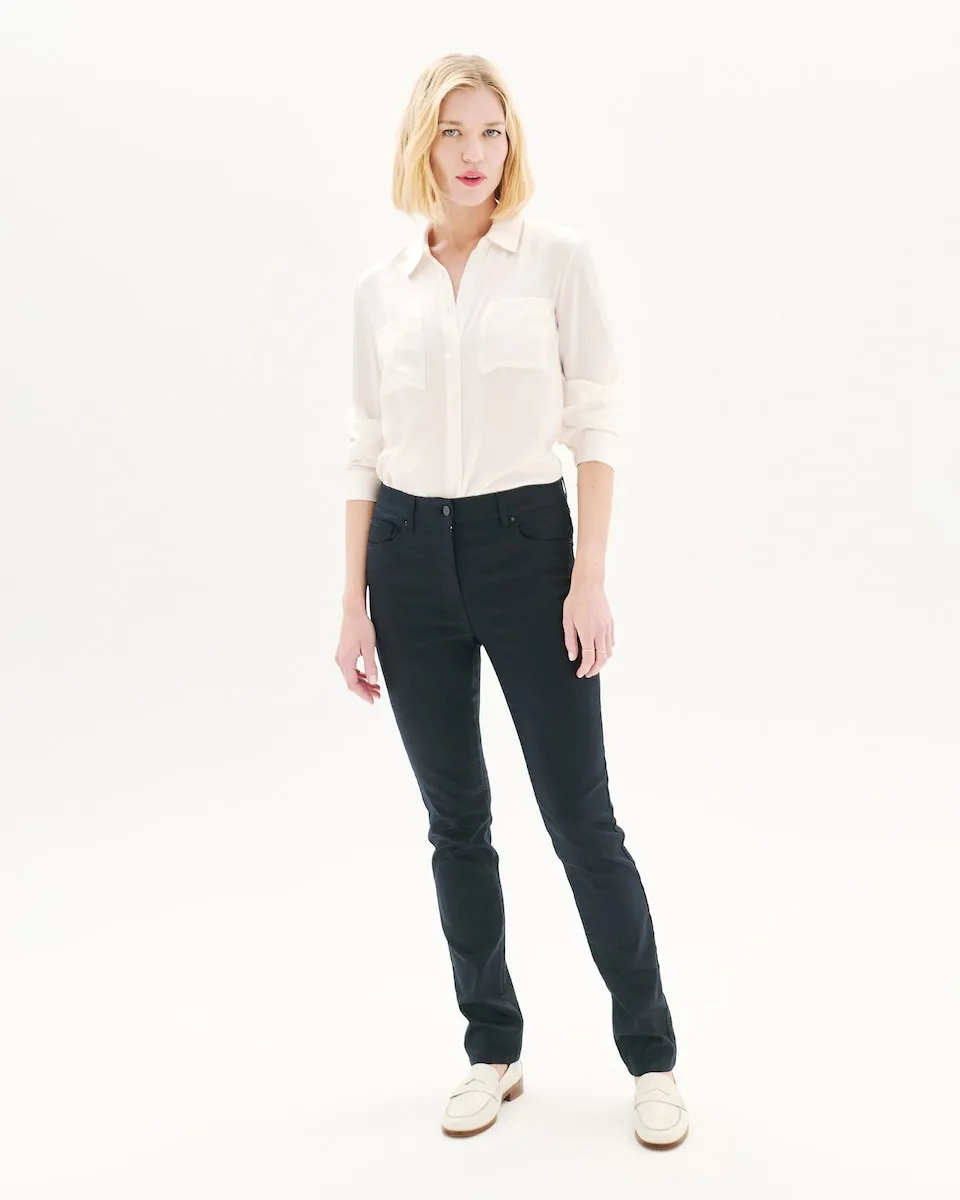 Женские брюки скинни с высокой посадкой Caroll, темно-синий
Женские брюки скинни с высокой посадкой Caroll, темно-синий