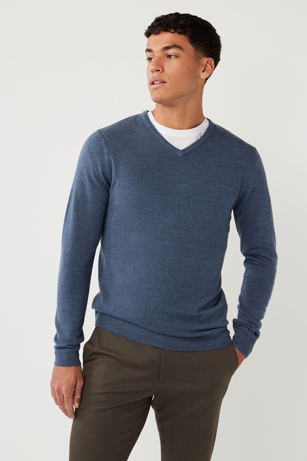 Мягкий вязаный свитер Next, синий
Мягкий вязаный свитер Next, синий