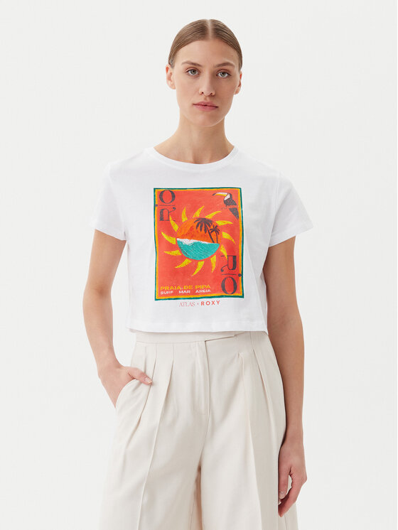 Футболка свободного кроя ERJZT05921 Roxy, белый
Футболка свободного кроя ERJZT05921 Roxy, белый
