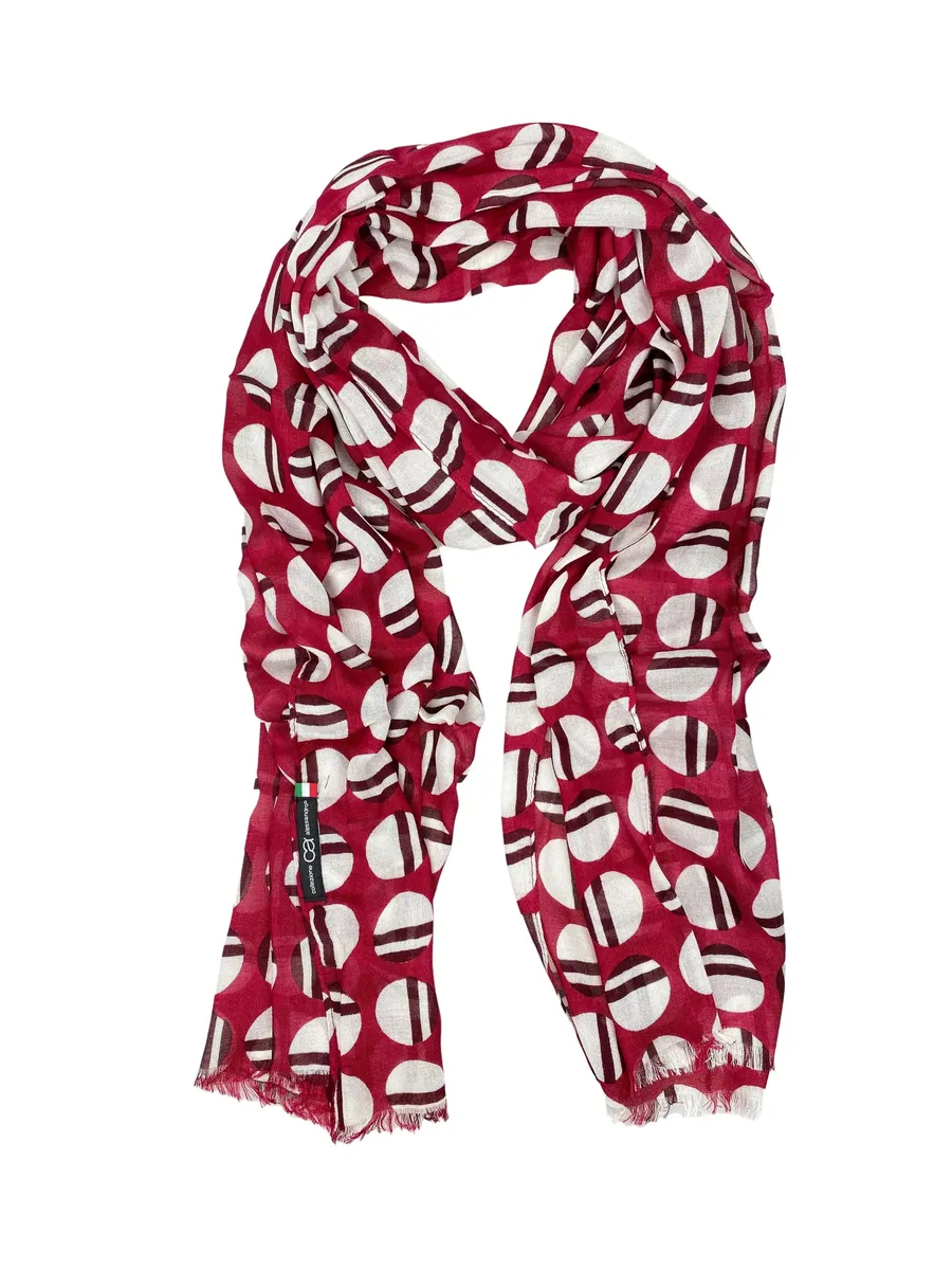 COLLEZIONE ALESSANDRO модный шарф "Лина", в образе 70-х, красный
COLLEZIONE ALESSANDRO модный шарф "Лина", в образе 70-х, красный