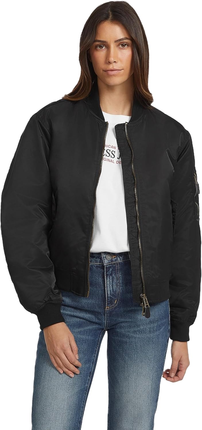 Куртка-бомбер GUESS из нейлона, Black
Куртка-бомбер GUESS из нейлона, Black