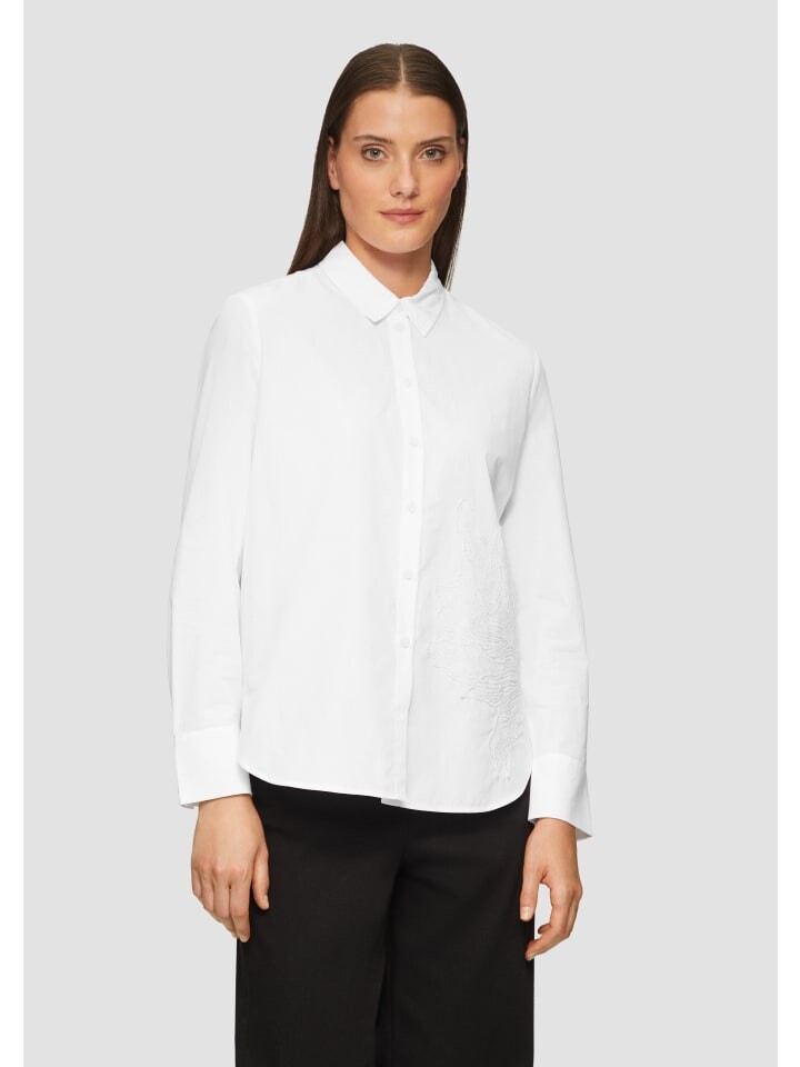 Блуза sOliver BLACK LABEL langarm, белый 
Блуза sOliver BLACK LABEL langarm, белый