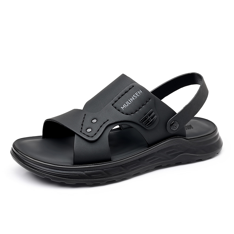 Mulinsen Пляжные сандалии мужские черные, серые - черные, цвет Black
Mulinsen Пляжные сандалии мужские черные, серые - черные, цвет Black