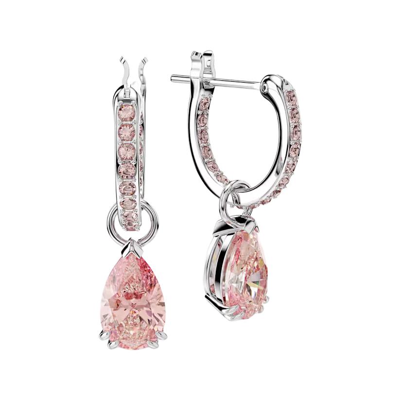 Привлекательные подвесные серьги-кольца с грушевидными кристаллами Swarovski
Привлекательные подвесные серьги-кольца с грушевидными кристаллами Swarovski