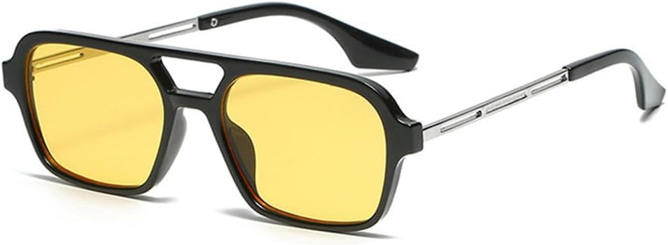 Модные солнцезащитные очки для женщин и мужчин в стиле панк, маленькая оправа, желтые солнцезащитные очки, ретро-очки с металлическим покрытием, защита от ультрафиолета UV400 KTUCN, Yellow
Модные солнцезащитные очки для женщин и мужчин в стиле панк, маленькая оправа, желтые солнцезащитные очки, ретро-очки с металлическим покрытием, защита от ультрафиолета UV400 KTUCN, Yellow