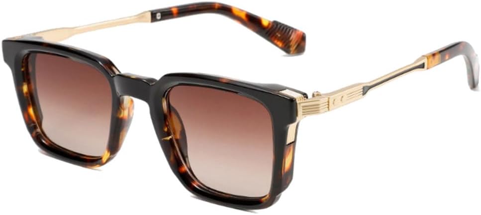 Мужские солнцезащитные очки Retro Rivets класса люкс с градиентным зеркальным покрытием и защитой от УФ-излучения UV400. Женские солнцезащитные очки в тренде HVTVTLA, Leopard Tea Gradient
Мужские солнцезащитные очки Retro Rivets класса люкс с градиентным зеркальным покрытием и защитой от УФ-излучения UV400. Женские солнцезащитные очки в тренде HVTVTLA, Leopard Tea Gradient