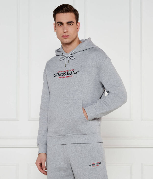 Толстовка мужская Guess Jeans с надписью, серый
Толстовка мужская Guess Jeans с надписью, серый