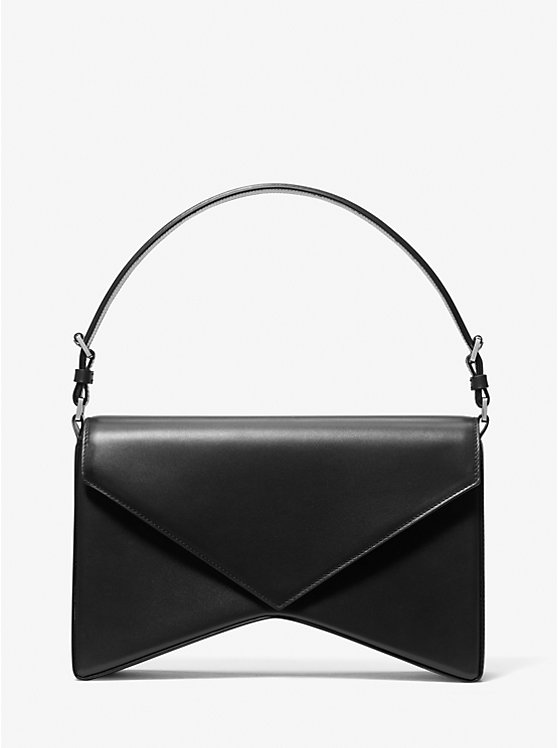 Большая кожаная сумка Manhatta Michael Kors, черный
Большая кожаная сумка Manhatta Michael Kors, черный