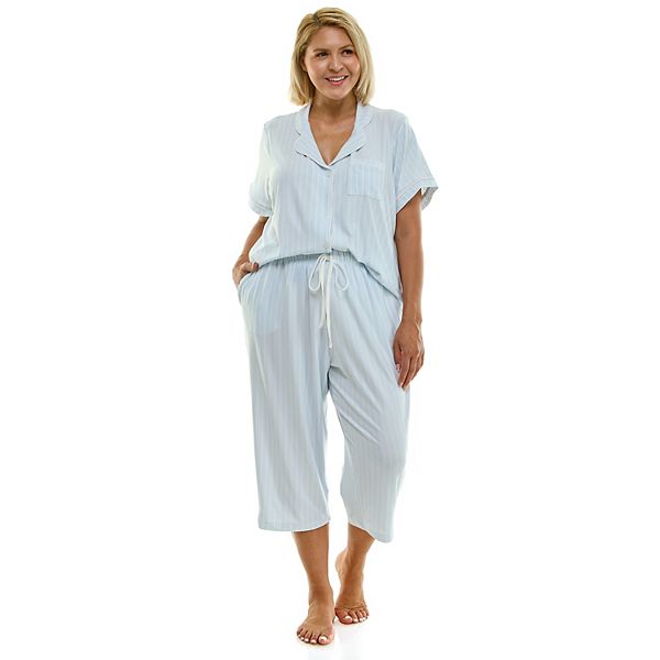 Пижамный комплект Plus size с вырезом Croft & Barrow, Rae Stripe Fresh Air
Пижамный комплект Plus size с вырезом Croft & Barrow, Rae Stripe Fresh Air
