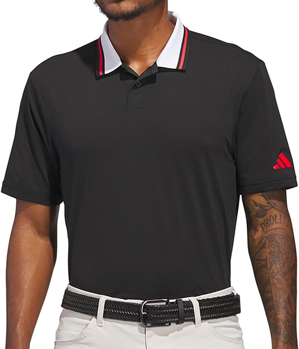 Мужская поло-рубашка adidas Golf Beyond The Course Twisted Knit с двумя пуговицами, черная, размер M
Мужская поло-рубашка adidas Golf Beyond The Course Twisted Knit с двумя пуговицами, черная, размер M