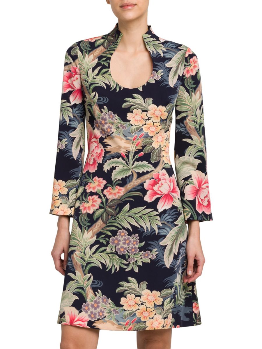 Платье-футляр с цветочным принтом и длинными рукавами Etro, синий мульти
Платье-футляр с цветочным принтом и длинными рукавами Etro, синий мульти