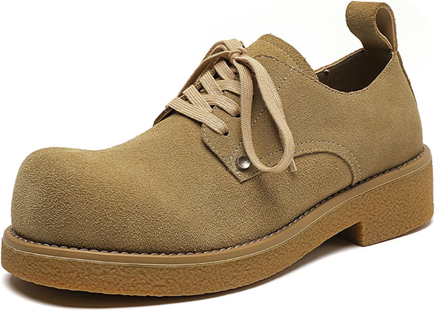 Мужские оксфорды с замшей, с круглым широким носком, на массивной платформе и каблуке, модные, шнуровка, комфортная подошва, туфли дерби для делового, формального, повседневного и уличного ношения Xhognls, желтый
Мужские оксфорды с замшей, с круглым широким носком, на массивной платформе и каблуке, модные, шнуровка, комфортная подошва, туфли дерби для делового, формального, повседневного и уличного ношения Xhognls, желтый