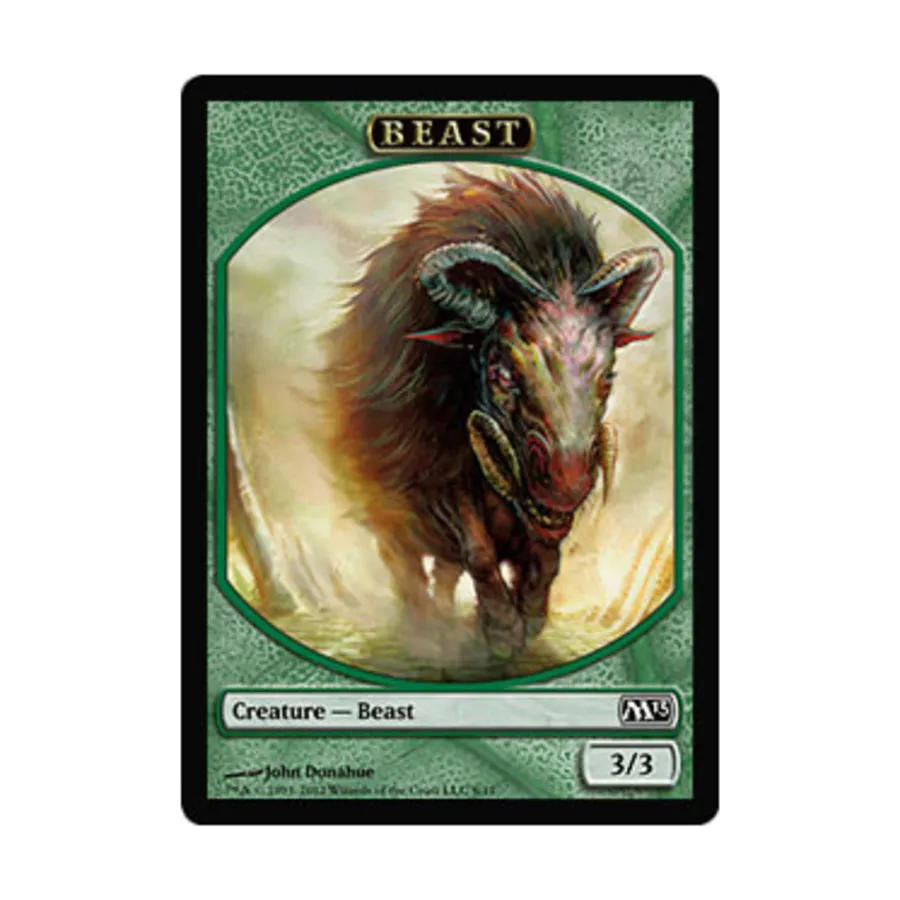 CCG Жетон зверя (T), MTG - Magic 2013
CCG Жетон зверя (T), MTG - Magic 2013