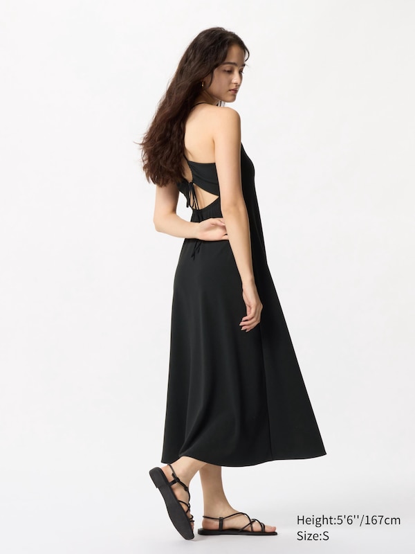 Платье-Комбинезон из крепового джерси с бюстгальтером Uniqlo, черный
Платье-Комбинезон из крепового джерси с бюстгальтером Uniqlo, черный