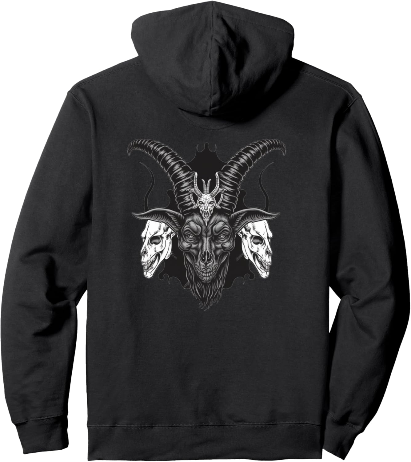 Голова оккультного дьявола - Худи с изображением злого Бафомета Occult Hoodie/Pullover Baphomet, черный
Голова оккультного дьявола - Худи с изображением злого Бафомета Occult Hoodie/Pullover Baphomet, черный