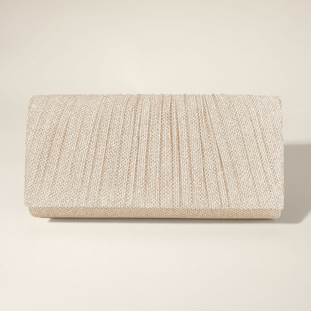 Складчатая блестящая вечерняя сумочка-клатч через плечо FASHNZFAB
Складчатая блестящая вечерняя сумочка-клатч через плечо FASHNZFAB