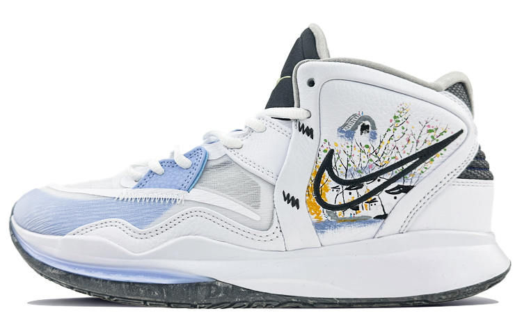 Nike Кроссовки баскетбольные Kyrie 8 Infinity EP с амортизацией, противоскользящие и износостойкие, мид-топ, унисекс, сине-белые, цвет White
Nike Кроссовки баскетбольные Kyrie 8 Infinity EP с амортизацией, противоскользящие и износостойкие, мид-топ, унисекс, сине-белые, цвет White