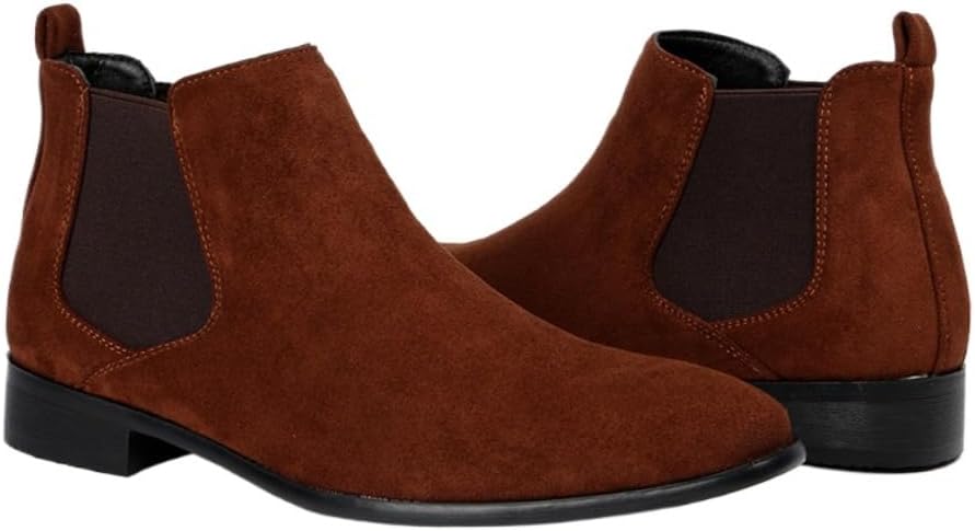 Мужские классические ботинки Челси Spedify - с заостренным носком, без шнуровки, на низком каблуке, из натуральной замши, повседневные и нарядные, коричневый
Мужские классические ботинки Челси Spedify - с заостренным носком, без шнуровки, на низком каблуке, из натуральной замши, повседневные и нарядные, коричневый