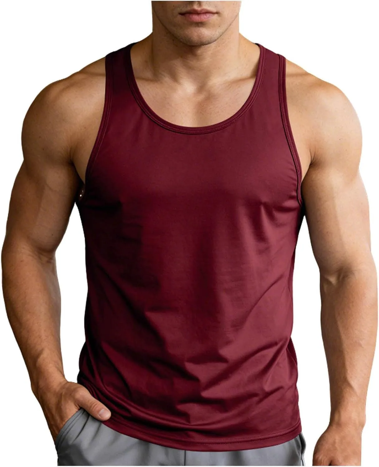 Майка для мужчин Lightweight Muscle Fit Moisture Wicking
Майка для мужчин Lightweight Muscle Fit Moisture Wicking