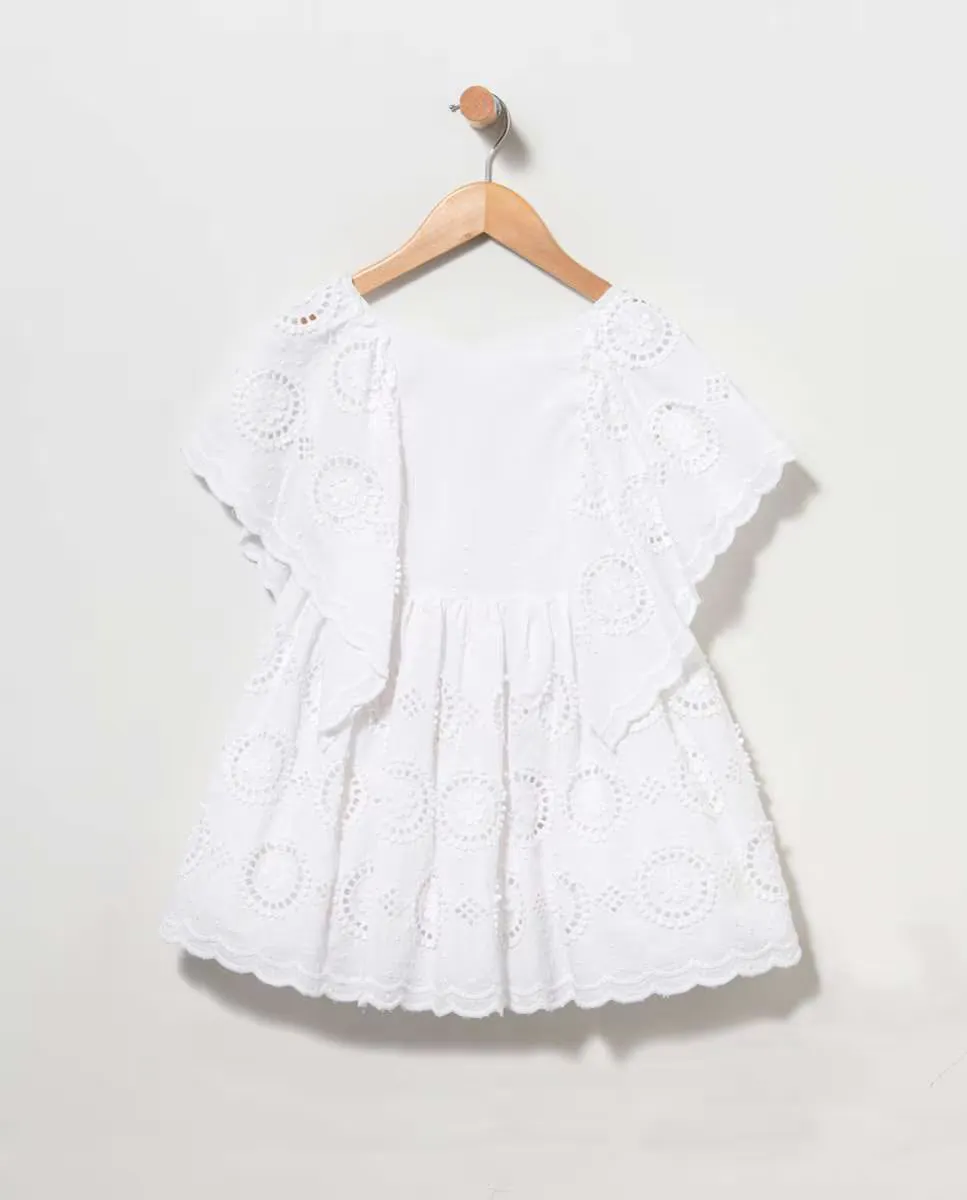 Белое вышитое детское платье Coco Acqua, белый
Белое вышитое детское платье Coco Acqua, белый