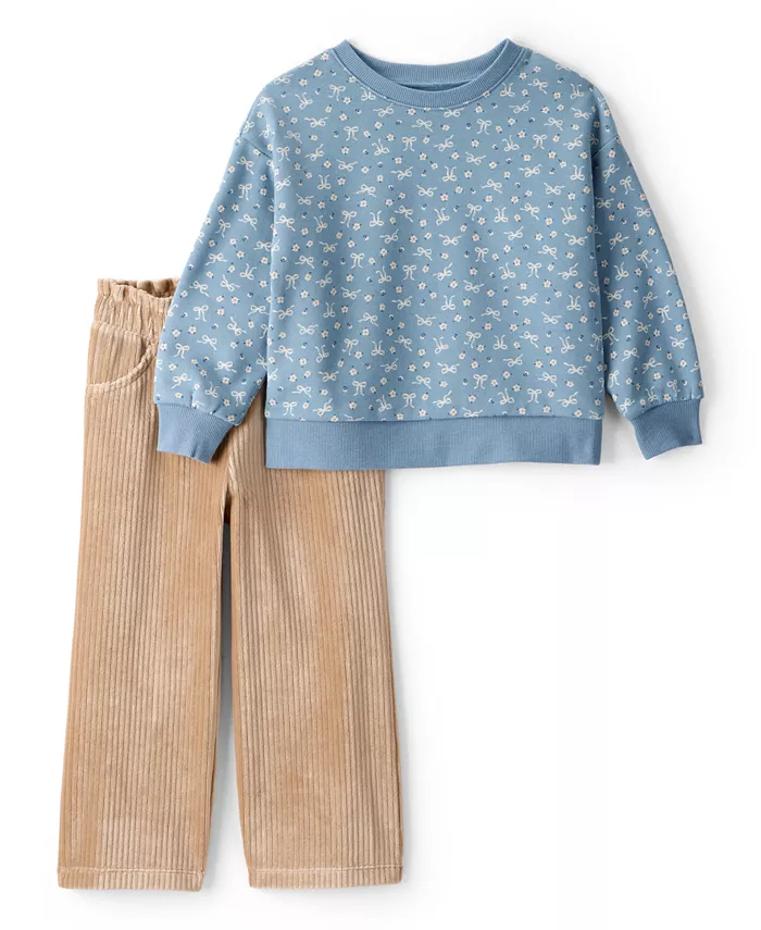 Детский комплект для девочек: водолазка и широкие брюки из вельвета, 2 предмета Carter'S, мультиколор
Детский комплект для девочек: водолазка и широкие брюки из вельвета, 2 предмета Carter'S, мультиколор