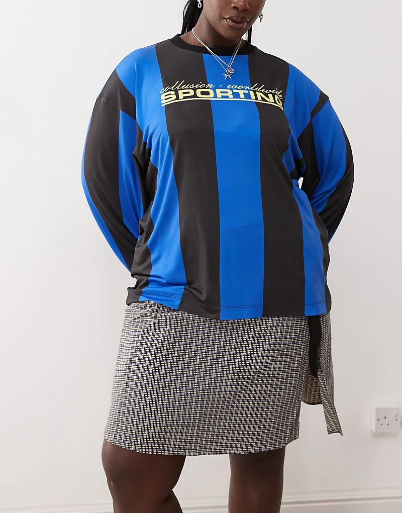 Футболка COLLUSION Plus в полоску
Футболка COLLUSION Plus в полоску