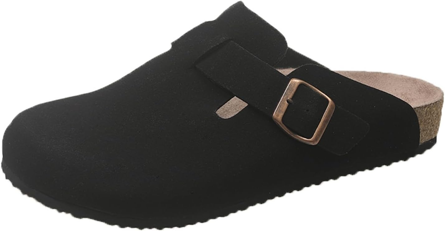 Мужские черные мюли с пряжкой, стильные тапочки на босу ногу для повседневного комфорта Aokisx
Мужские черные мюли с пряжкой, стильные тапочки на босу ногу для повседневного комфорта Aokisx