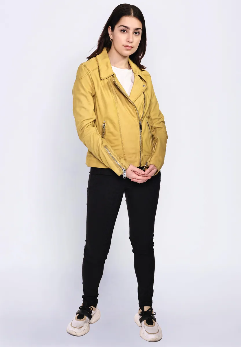 Кожаная куртка Maze "Роми", цвет Curry 
Кожаная куртка Maze "Роми", цвет Curry