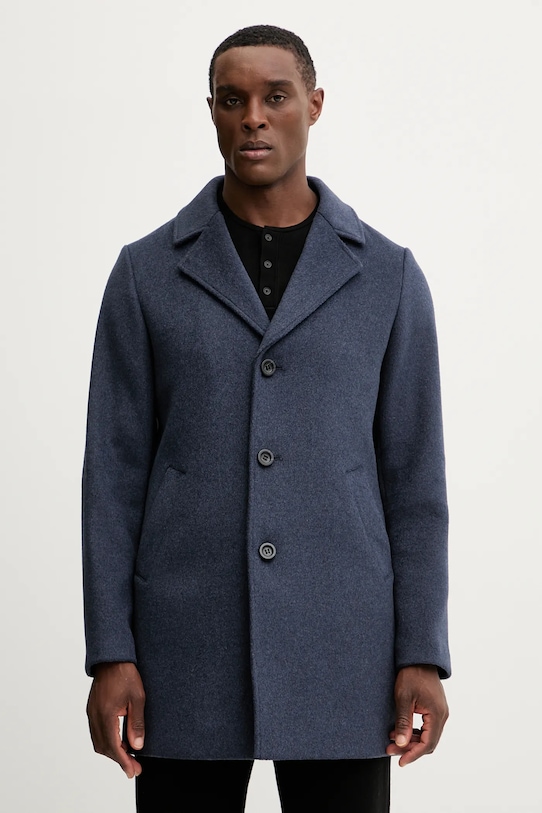 Пальто с шерстью Guess, синий
Пальто с шерстью Guess, синий