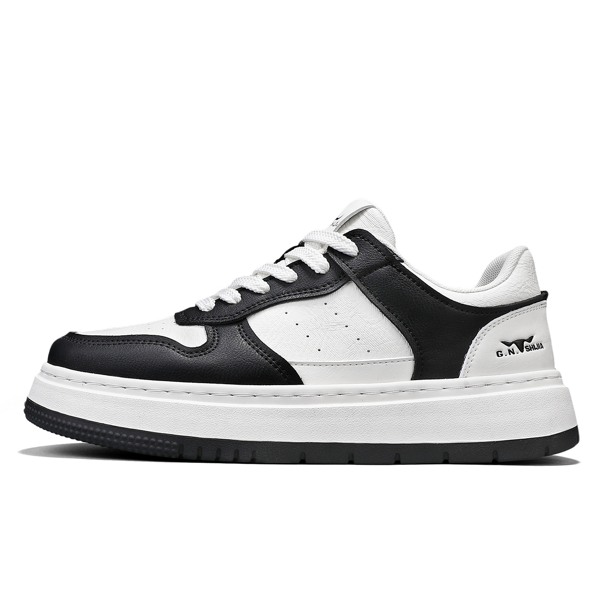 Нескользящие низкие кроссовки для мужчин G.N.SHIJIA, White Black
Нескользящие низкие кроссовки для мужчин G.N.SHIJIA, White Black