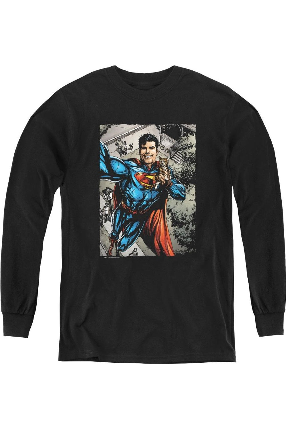 Футболка с длинным рукавом Superman Super Selfie для детей Gildan, черный
Футболка с длинным рукавом Superman Super Selfie для детей Gildan, черный