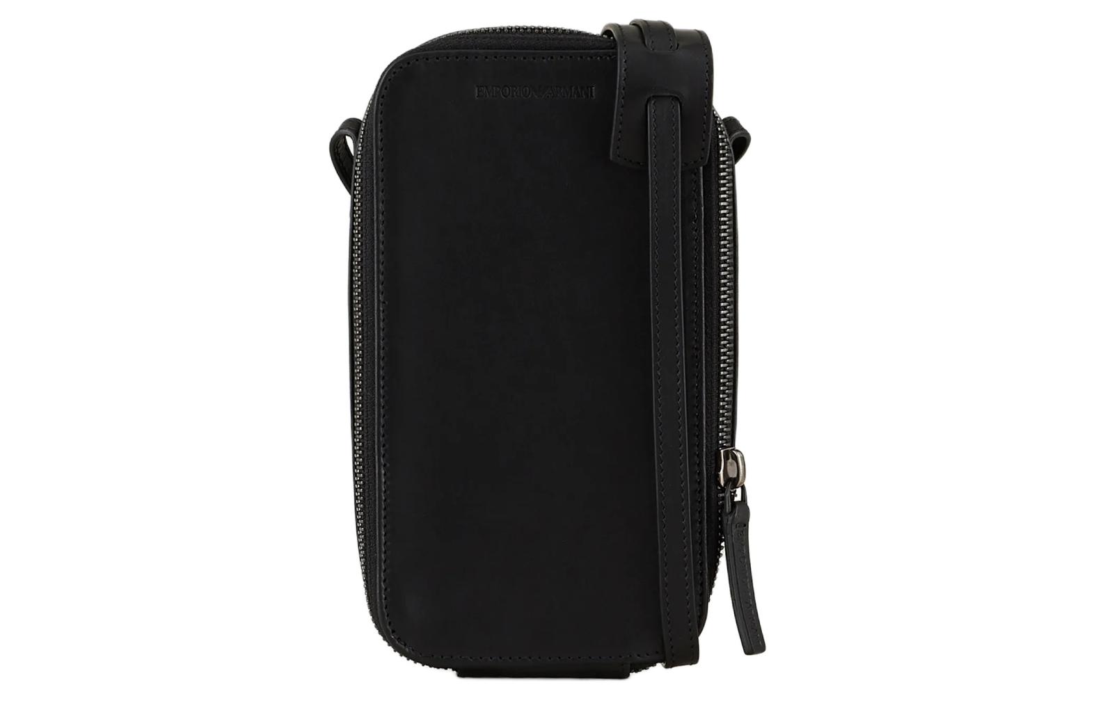 EMPORIO ARMANI Мужская черная кожаная сумка через плечо
EMPORIO ARMANI Мужская черная кожаная сумка через плечо