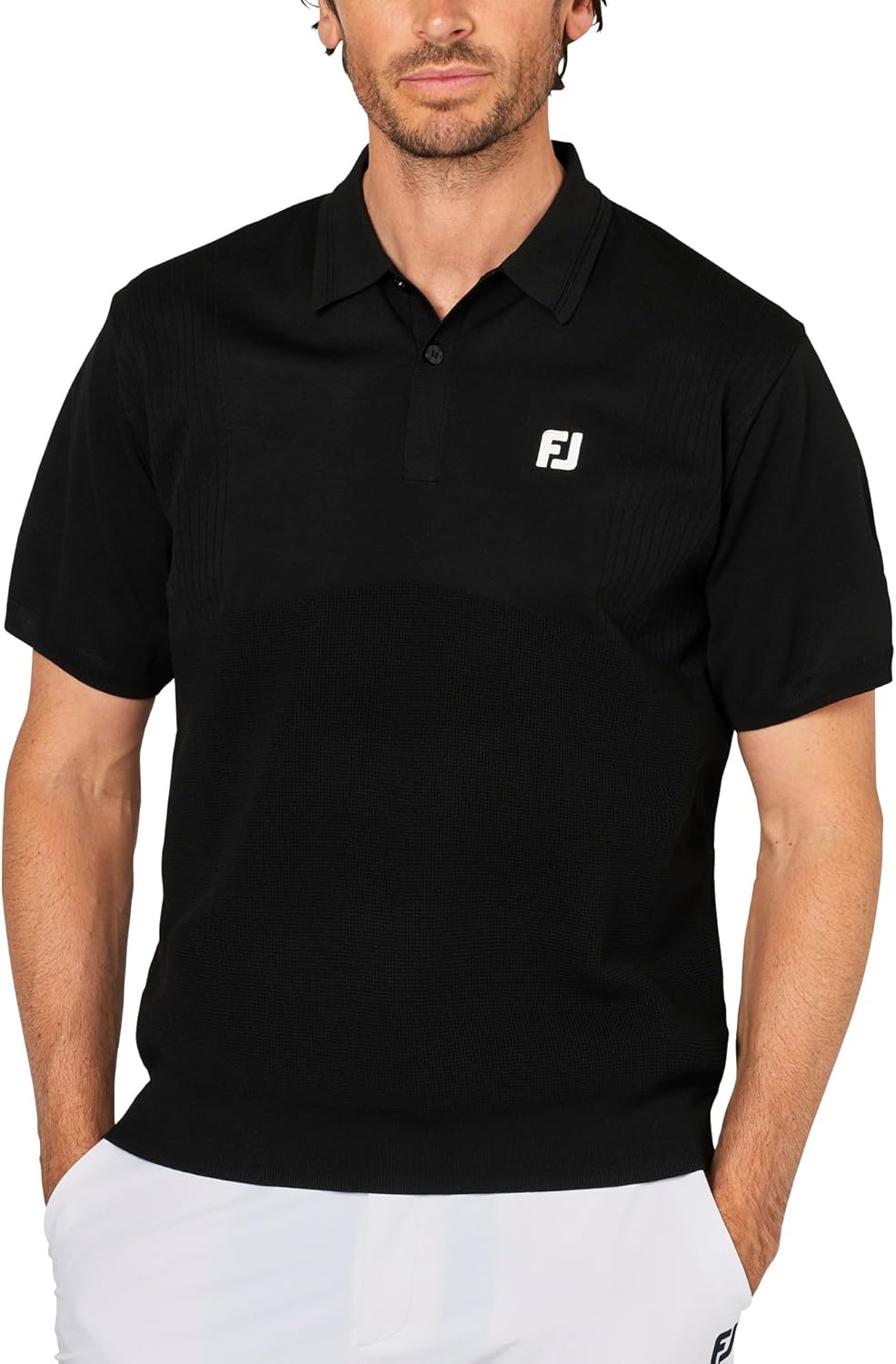 Мужская футболка-поло с коротким рукавом FootJoy, черный
Мужская футболка-поло с коротким рукавом FootJoy, черный
