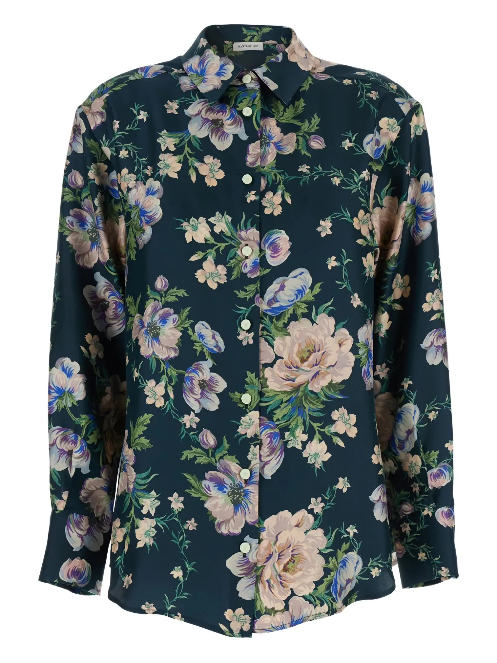Рубашка на пуговицах с цветочным принтом MANTERO 1902, зеленый
Рубашка на пуговицах с цветочным принтом MANTERO 1902, зеленый