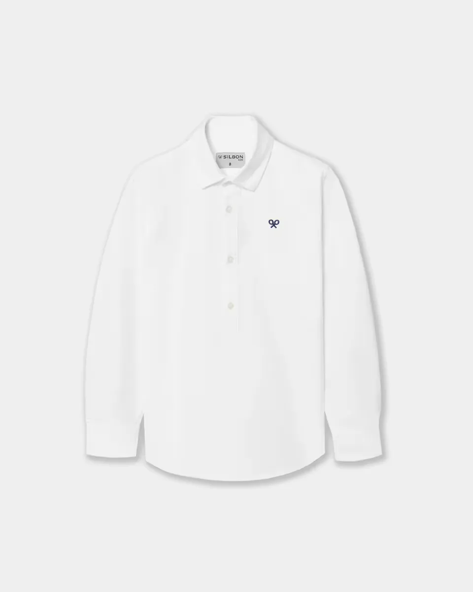 Оксфордская рубашка для мальчиков с длинными рукавами Silbon, белый
Оксфордская рубашка для мальчиков с длинными рукавами Silbon, белый