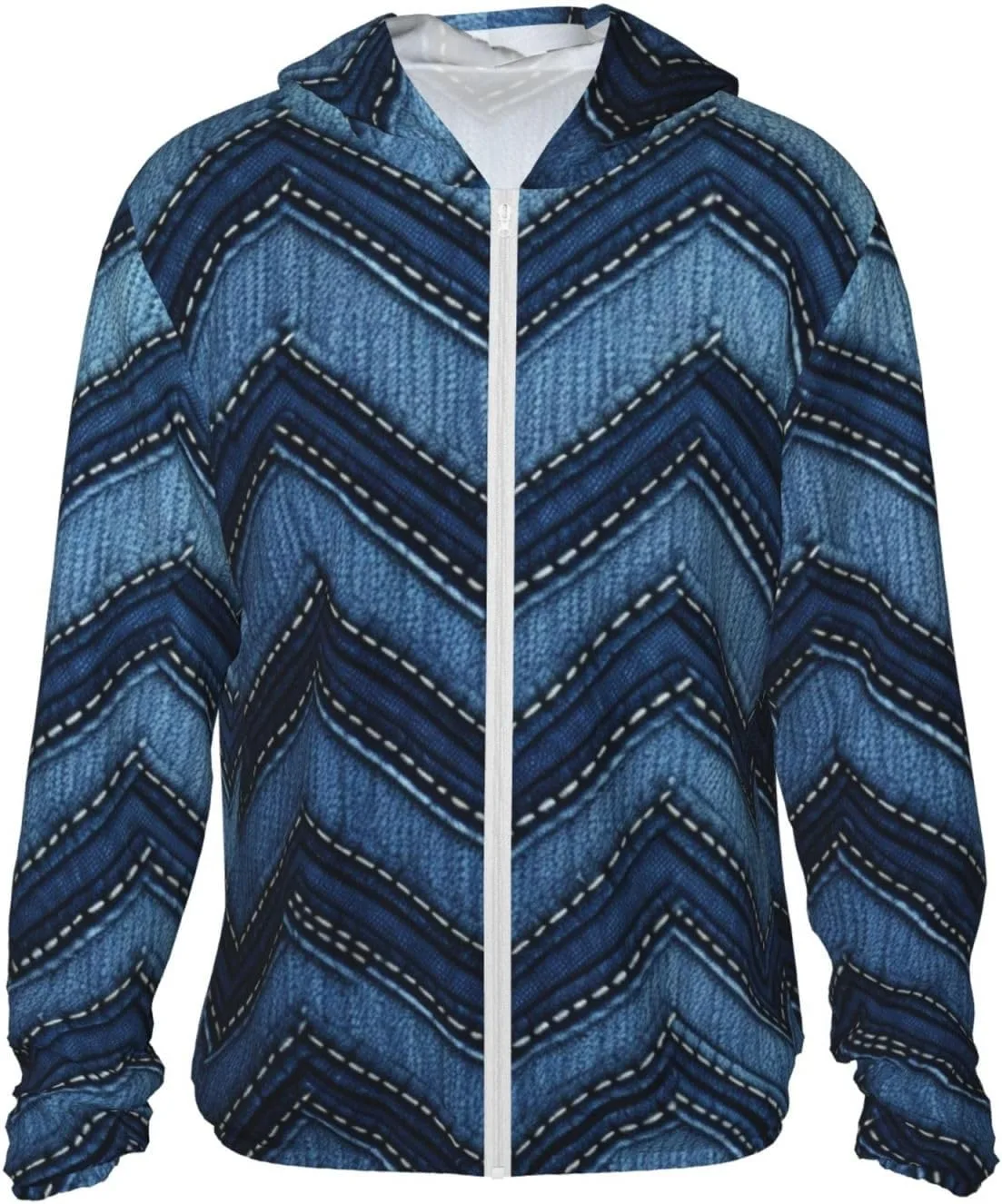 UPF 50+ легкая куртка на молнии с капюшоном для защиты от солнца, для женщин и мужчин, с длинным рукавом, Gradient Blue Denim LHBWCVN
UPF 50+ легкая куртка на молнии с капюшоном для защиты от солнца, для женщин и мужчин, с длинным рукавом, Gradient Blue Denim LHBWCVN