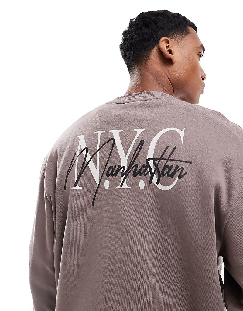 Толстовка оверсайз с принтом NYC коричневого цвета ASOS DESIGN
Толстовка оверсайз с принтом NYC коричневого цвета ASOS DESIGN