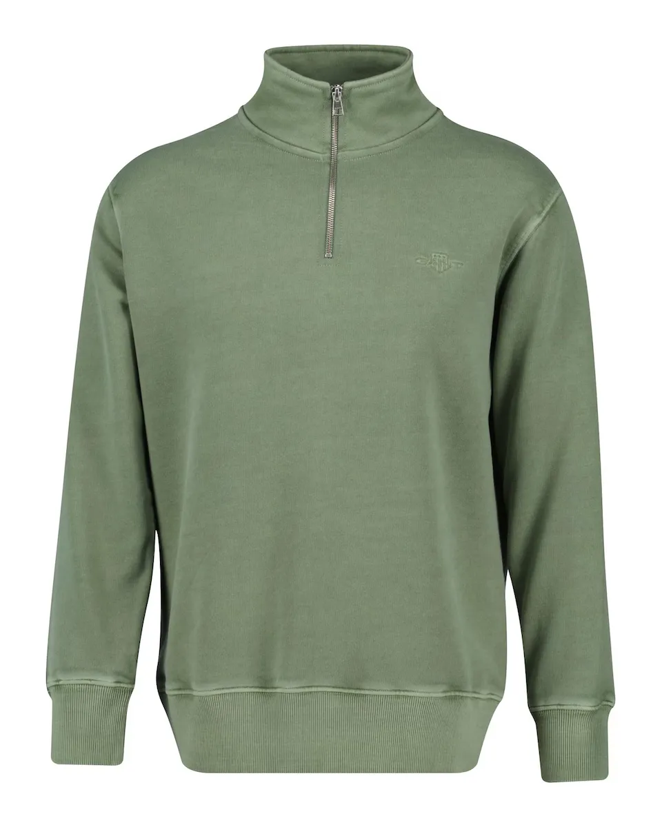 Мужская толстовка с высоким воротом и застежкой-молнией на половину длины Gant, зеленый
Мужская толстовка с высоким воротом и застежкой-молнией на половину длины Gant, зеленый