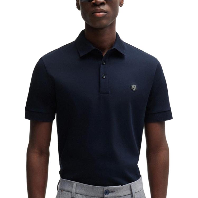 Футболка поло мужская темно-синяя FW24 HUGO BOSS 
Футболка поло мужская темно-синяя FW24 HUGO BOSS