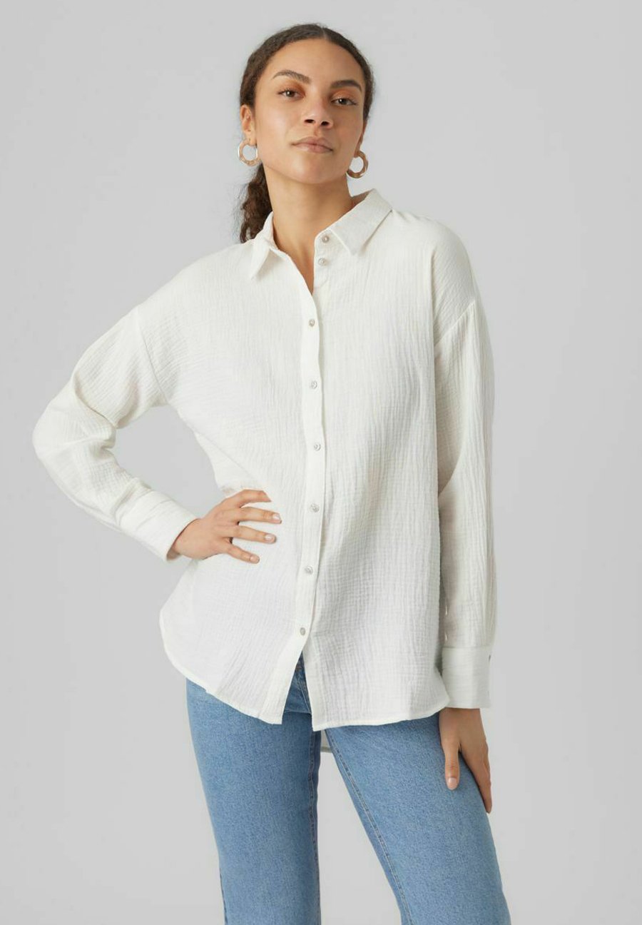 Блуза Vero Moda Button-down blouse, Snow White/White
Блуза Vero Moda Button-down blouse, Snow White/White