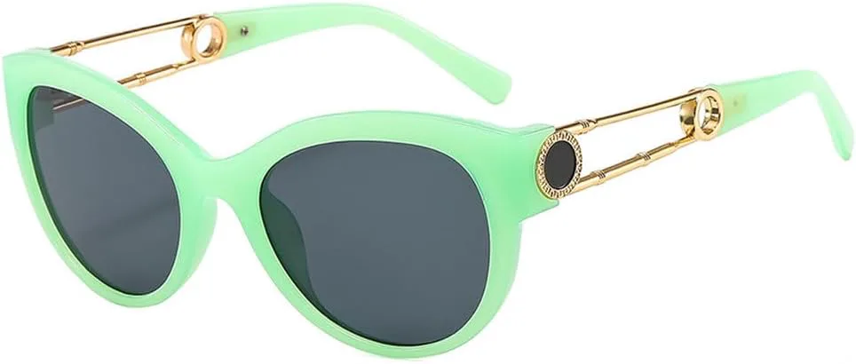 Модные круглые женские солнцезащитные очки, высококачественные мужские солнцезащитные очки «кошачий глаз», очки для вождения, защита от УФ-излучения UV400 HVTVTLA, C2
Модные круглые женские солнцезащитные очки, высококачественные мужские солнцезащитные очки «кошачий глаз», очки для вождения, защита от УФ-излучения UV400 HVTVTLA, C2