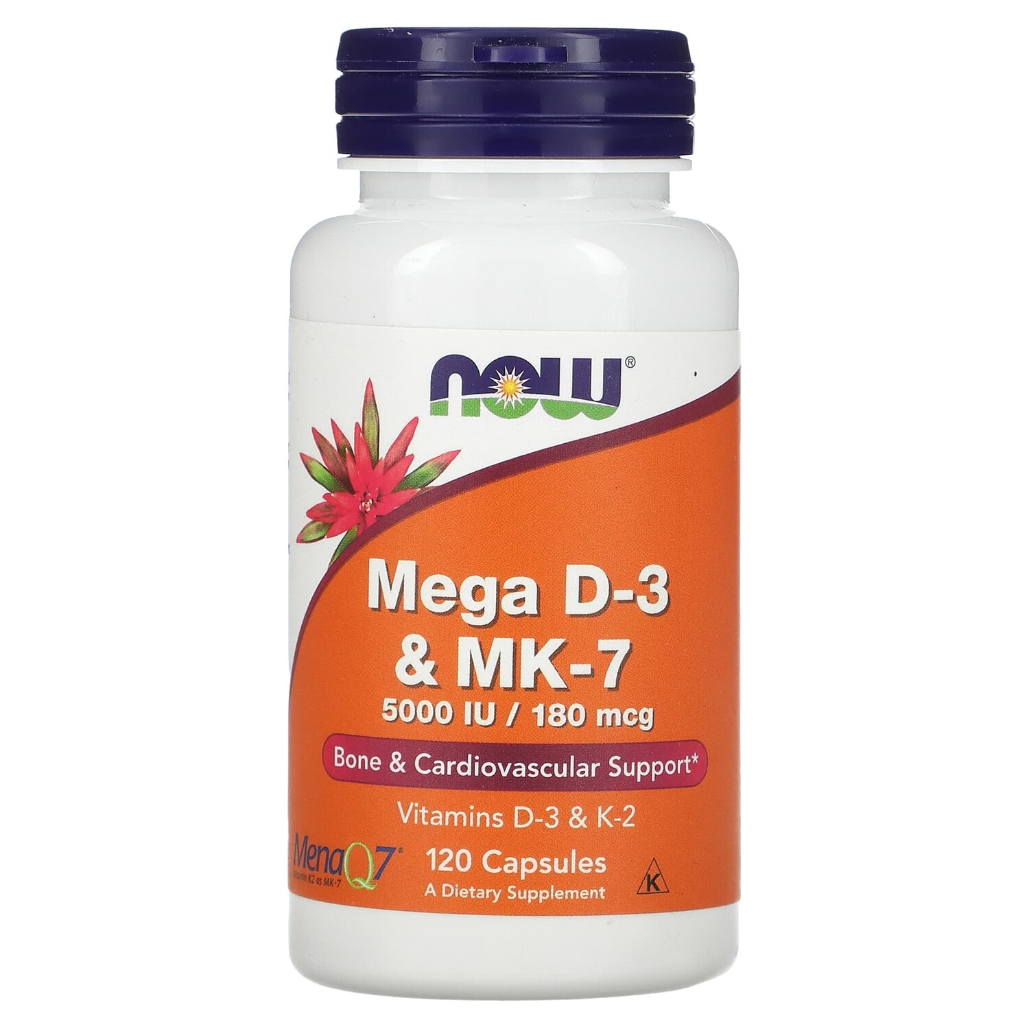 Now Foods Mega D3 и MK-7 120 капсул
Now Foods Mega D3 и MK-7 120 капсул
