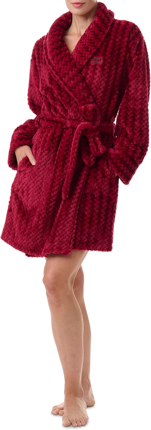 Женский плюшевый халат с длинными рукавами Tommy Hilfiger, Garnet Tonal
Женский плюшевый халат с длинными рукавами Tommy Hilfiger, Garnet Tonal